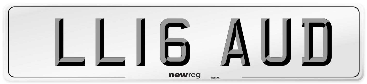LL16 AUD Number Plate from New Reg